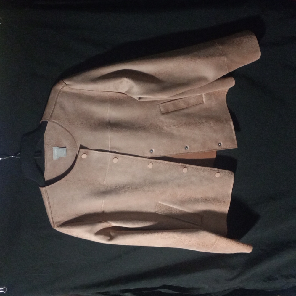 Chico’s Scuba Suede Jacket